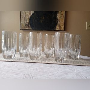 (6) Mikasa Park Lane Highball Glasses